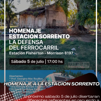 Charla homenaje a la Estación Sorrento: la defensa del ferrocarril